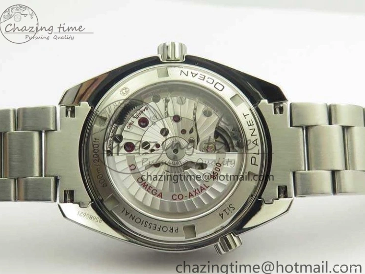 0718 Durable Planet Ocean Professional Ceramic Bezel 42mm 1:1 MK Best Edition Silver Markers On SS Bracelet A 8085